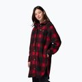 Koszula damska Columbia Wildbest Venture Long Fleece Coat mountain red blurred ombre 4