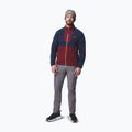 Bluza męska Columbia Sequoia Grove FZ Fleece rich wine/collegiate navy 2