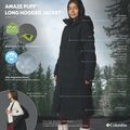 Płaszcz puchowy damski Columbia Amaze Puff Long Hooded black 19