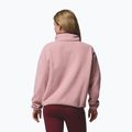 Bluza polarowa damska Columbia Helvetia II Cropped Half Snap Fleece eraser pink/fig/rich wine 3