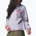Bluza polarowa damska Columbia Helvetia II Cropped Half Snap Fleece lavender pearl/shale purple/zing 6