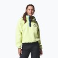 Bluza polarowa damska Columbia Helvetia II Cropped Half Snap Fleece citron haze/black/compass blue 6