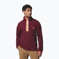 Bluza polarowa męska Columbia Helvetia II Half Snap Fleece rich wine