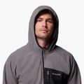Bluza polarowa męska Columbia Fast Trek Overlay Hooded city grey/black 6