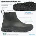 Śniegowce damskie Columbia Snowtrot Slush black/sea salt 8