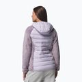 Kurtka hybrydowa damska Columbia Powder Lite II Sherpa Hybrid shale purple/lavender pearl 3