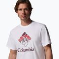 Koszulka męska Columbia CSC Seasonal Graphic white/heavenly stacked gem 5