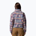 Bluza polarowa damska Columbia Helvetia II Printed Cropped Half Snap sea salt/retrotee 3
