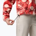 Bluza polarowa damska Columbia Helvetia II Printed Cropped Half Snap poppy red/sunscape 6