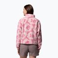 Bluza polarowa damska Columbia Helvetia II Printed Cropped Half Snap rosette/sprayflower 3