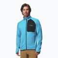 Bluza trekkingowa męska Columbia Triple Canyon Grid Fleece Full Zip II compass blue heather/black 5