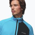 Bluza trekkingowa męska Columbia Triple Canyon Grid Fleece Full Zip II compass blue heather/black 6