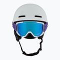 Kask narciarski dziecięcy Salomon Player Combo + Gogle XV Jr ice flow/ice flow mid blue 2