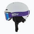 Kask narciarski dziecięcy Salomon Player Combo + Gogle XV Jr ice flow/ice flow mid blue 3