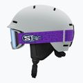 Kask narciarski dziecięcy Salomon Player Combo + Gogle XV Jr ice flow/ice flow mid blue 3