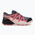Buty do biegania dziecięce Salomon Speedcross Waterproof grisaille/hushed violet/rouge red 2
