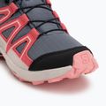 Buty do biegania dziecięce Salomon Speedcross Waterproof grisaille/hushed violet/rouge red 7