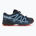 Buty do biegania dziecięce Salomon Speedcross Waterproof dark navy/dark blue/red orange 2