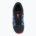 Buty do biegania dziecięce Salomon Speedcross Waterproof dark navy/dark blue/red orange 5