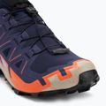 Buty do biegania męskie Salomon Speedcross 6 GTX maritime blue/black/cherry tomato 7