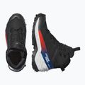 Buty trekkingowe męskie Salomon Crosstrak Powder WP Equipe black/black 3