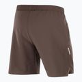 Spodenki do biegania męskie Salomon Shakeout C 2IN1 7" coffee bean 6