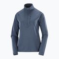 Bluza trekkingowa damska Salomon Essential Lightwarm Half Zip blue night 5