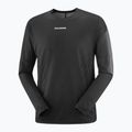 Longsleeve do biegania męski Salomon Sense Aero GFX deep black 3