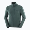Bluza trekkingowa męska Salomon Essential Lighwarm Full Zip green gables 3
