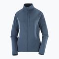 Bluza polarowa damska Salomon Lightwarm Full Zip blue nights 5