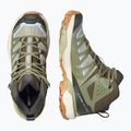 Buty trekkingowe damskie Salomon X Ultra 360 Edge Mid GTX tea/deep lichen green 4