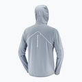 Kurtka do biegania męska Salomon Sense Aero Hybrid Half Zip Hooded trade winds 8
