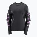 Longsleeve do biegania damski Salomon Shakeout Core deep black 3