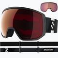 Gogle narciarskie Salomon Radium Pro Outline Sigma S3+S1 black/sigma fire red/sigma light blue 2