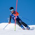 Kask narciarski dziecięcy Salomon Equipe Fis + Chinguard Jr black/flames 8