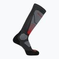 Skarpety narciarskie Salomon S/Pro Anthracite/Medium Grey/Fiery Red