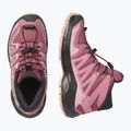 Buty turystyczne dziecięce Salomon XA Pro Mid Waterproof nocturne/dusky orchid 3