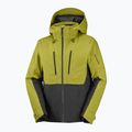 Kurtka narciarska męska Salomon Brilliant 2.0 cardamon seed/deep black 7