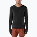 Longsleeve do biegania męski Salomon Sense Aero GFX Tee LS deep black/black beauty
