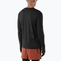 Longsleeve do biegania męski Salomon Sense Aero GFX Tee LS deep black/black beauty 2