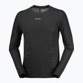 Longsleeve do biegania męski Salomon Sense Aero GFX Tee LS deep black/black beauty 4