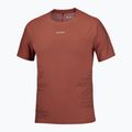 Koszulka do biegania męska Salomon Sense Aero GFX Tee SS burnt umber/coffee bean 4