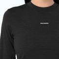 Longsleeve do biegania damski Salomon Sense Merino Tee LS deep black 3