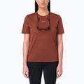 Koszulka do biegania damska Salomon Shakeout Core SS Tee burnt umber