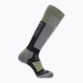 Skarpety narciarskie Salomon S/Blaze black/oil green