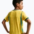 Koszulka piłkarska dziecięca Nike Brazil 2026/27 Match Home canary/light menta/geode teal 10