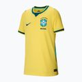 Koszulka piłkarska dziecięca Nike Brazil 2026 Stadium Home Soccer Replica canary/light menta/geode teal 7