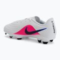 Buty piłkarskie dziecięce Nike Tiempo Maestro Club Jr FG/MG white/racer blue/pink blast/black 3