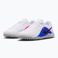 Buty piłkarskie dziecięce Nike Tiempo Maestro Club Jr TF white/racer blue/pink blast/black 10