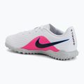 Buty piłkarskie dziecięce Nike Tiempo Maestro Club Jr TF white/racer blue/pink blast/black 3